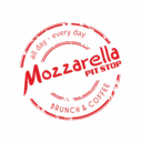Mozzarella pit stop brunch & coffee logo