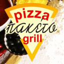Pizza πακέτο grill logo