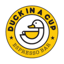 Duck in a cup logo