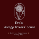 Eva's vintage flowers house logo