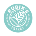 Rubik's superfood and coffee retail logo