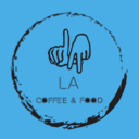 L.A coffee & food logo