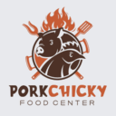 Porkchicky food center logo