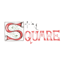 The square street food & delivery bar logo