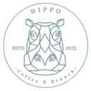 hippo coffee brunch logo