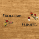 Poligerinos flowers logo