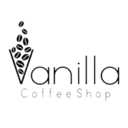 Vanilla coffee shop logo