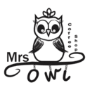 Mrs owl coffee shop logo