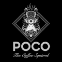 Poco the coffee squirrel logo