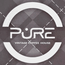 Pure vintage coffee house logo