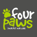 Four Paws Pet shop logo