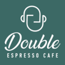 Double espresso cafe logo