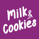 Milk and cookies logo