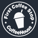 First coffee stop logo