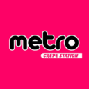 Metro crepe station logo