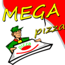 Mega pizza logo